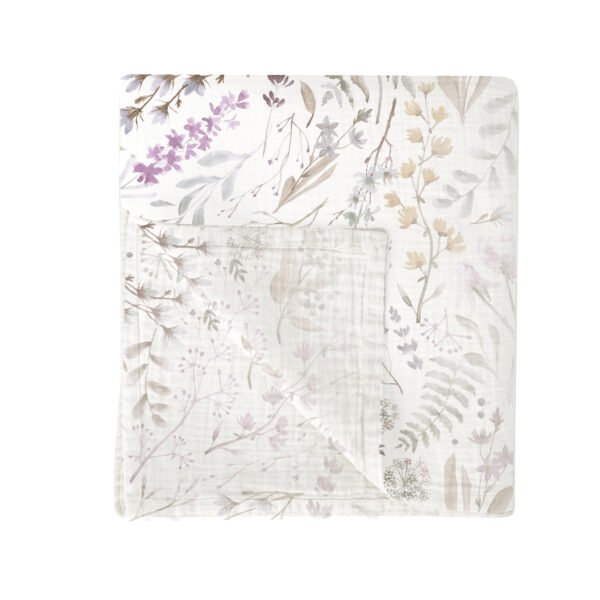 Muselina bambú Niza 21 B|Lila 120x120 - Bimbidreams