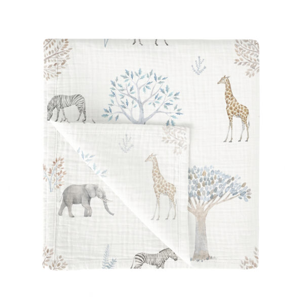 Muselina bambú Tanzania 97 Multic. 120x120 - Bimbidreams