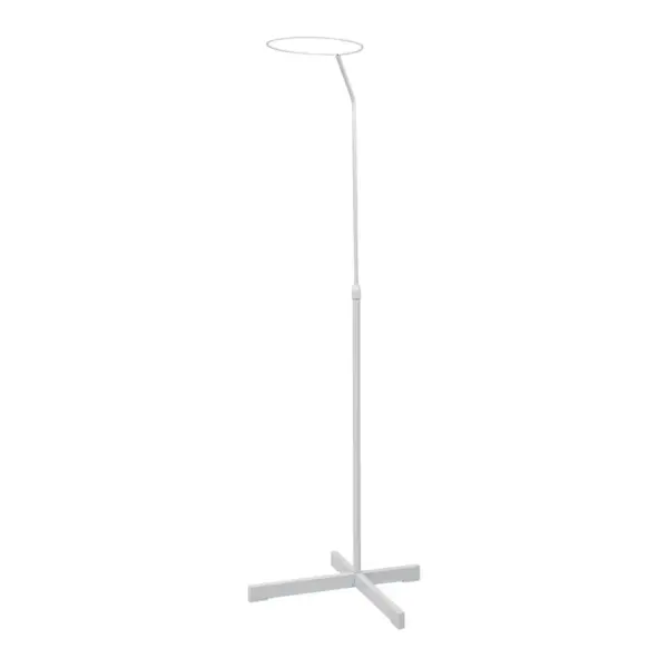 Dosel metal extensible cuna 38x180 cm liso e blanco