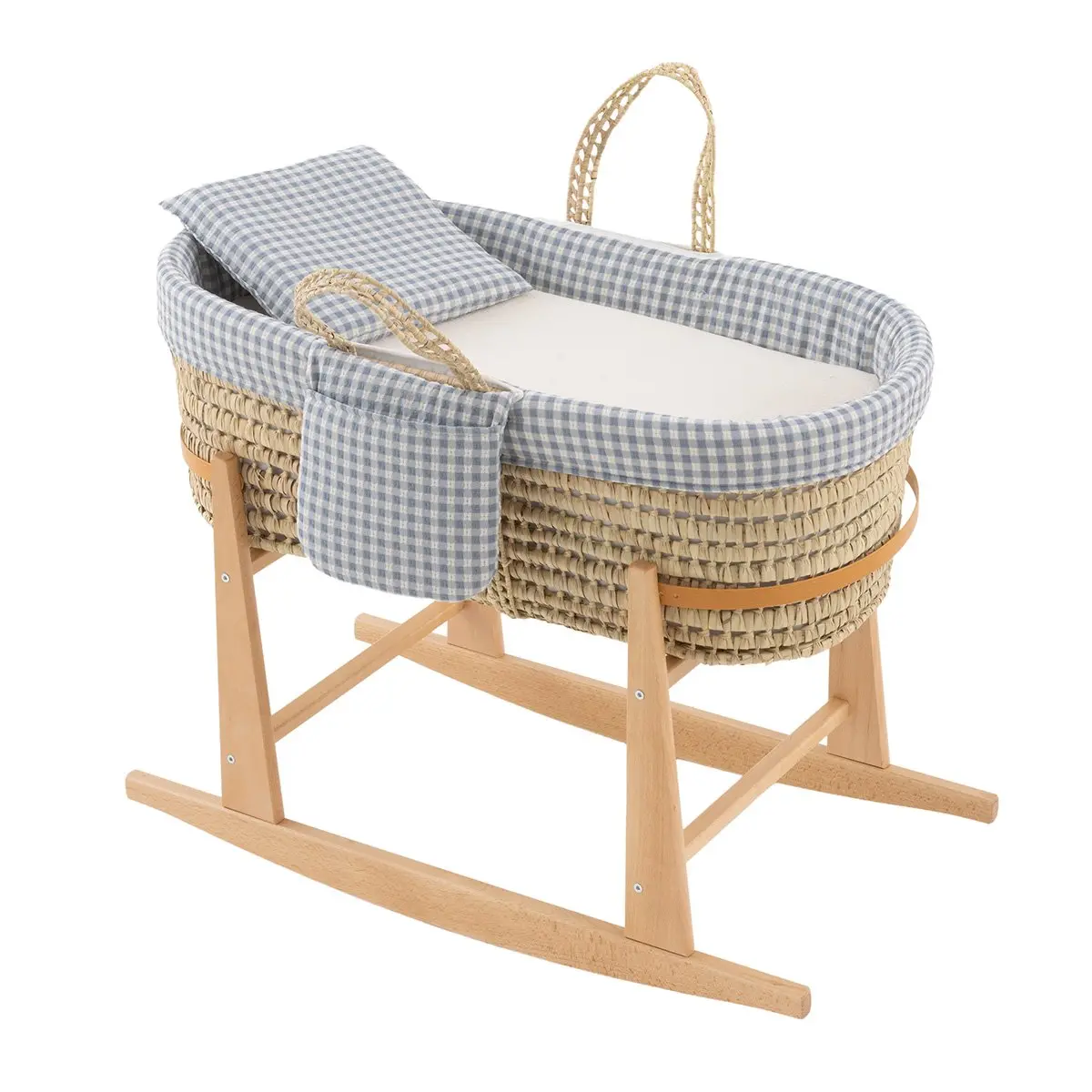 Moises bebe mio cuco + patas columbia azul 39x80x61 cm