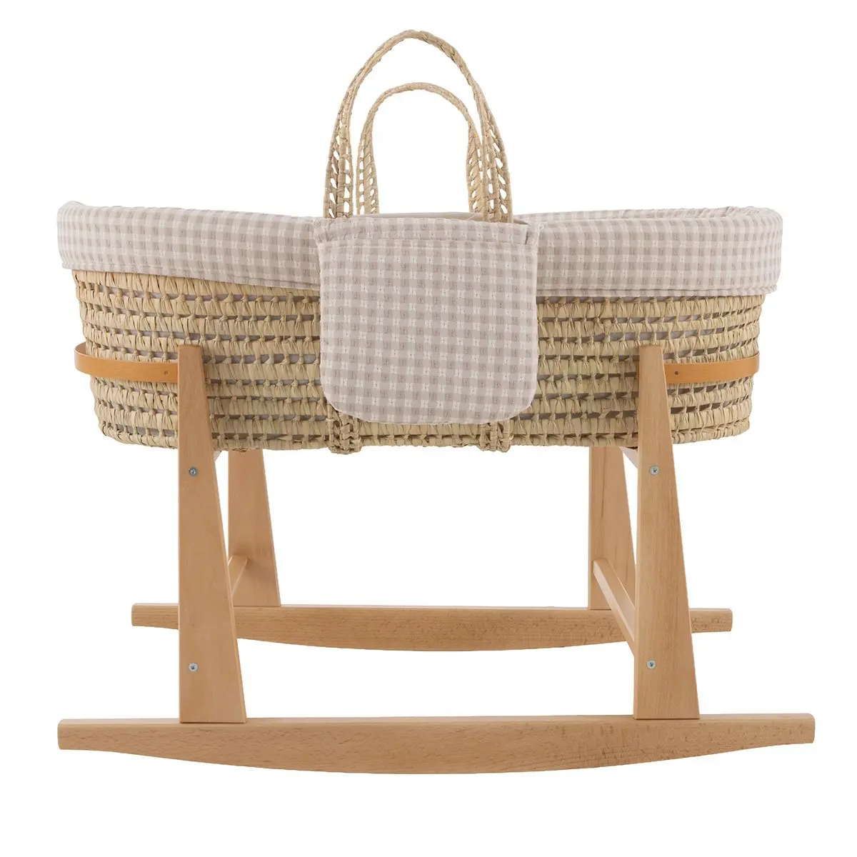 Moises bebe mio cuco + patas atlanta beige 39x80x61 cm - Imagen 2