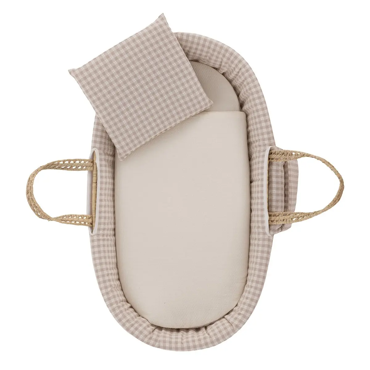 Moises bebe mio cuco + patas atlanta beige 39x80x61 cm - Imagen 4