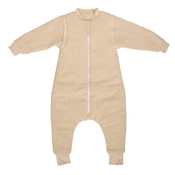 Saco pijama con pies Waffle 00 Lino 75 cm (1 - 12m) - Bimbidreams