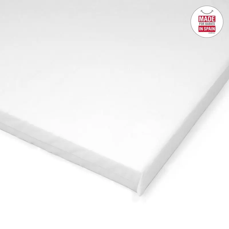 Colchon minicuna liso e 46.5x81x5 cm blanco - Imagen 2