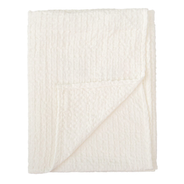 Manta Waffle Basics 01 Blanco 80X110 - Bimbidreams