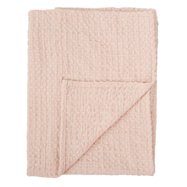 Manta Waffle Basics RE Rosa Empolvado 80X110 - Bimbidreams