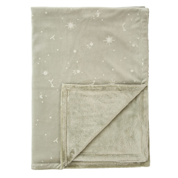 Manta Embossed False 06 Verde 80X110 - Bimbidreams