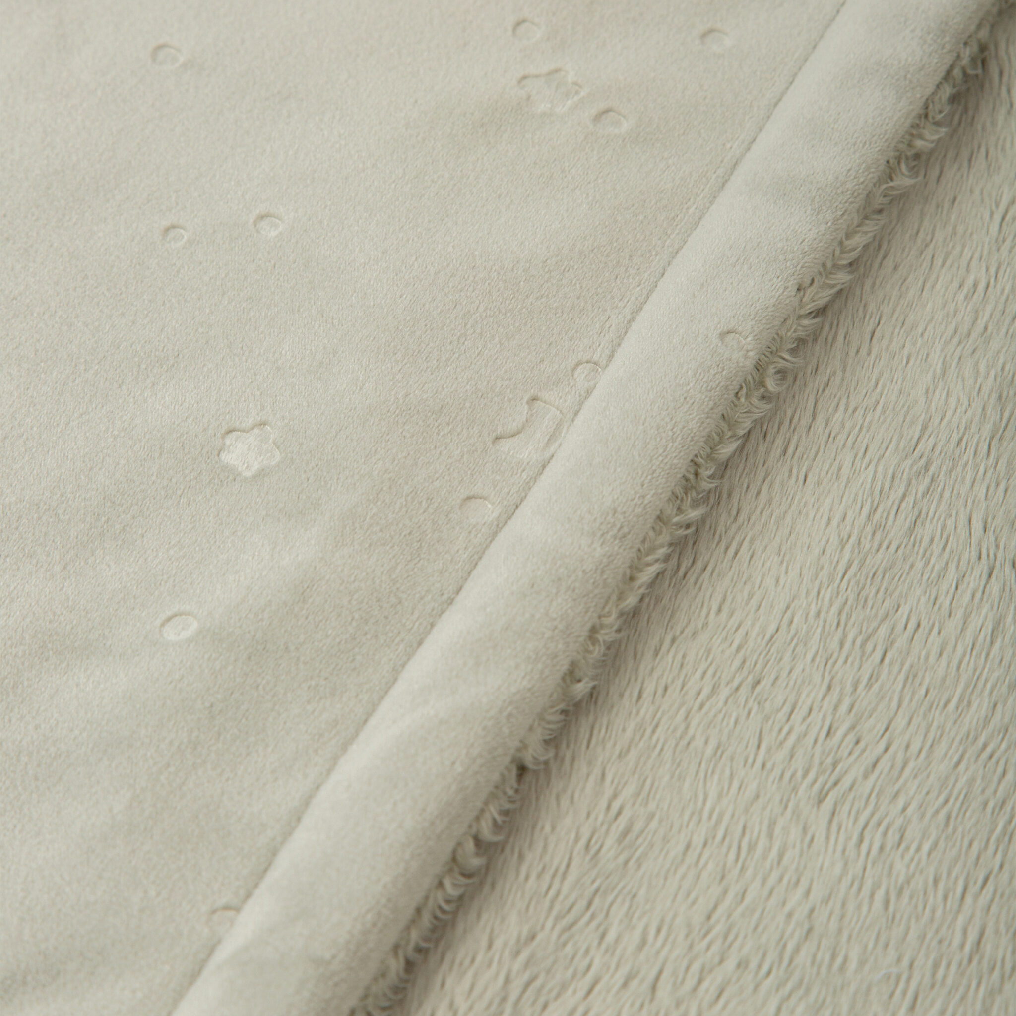 Manta Embossed False 06 Verde 80X110 - Bimbidreams - Imagen 2