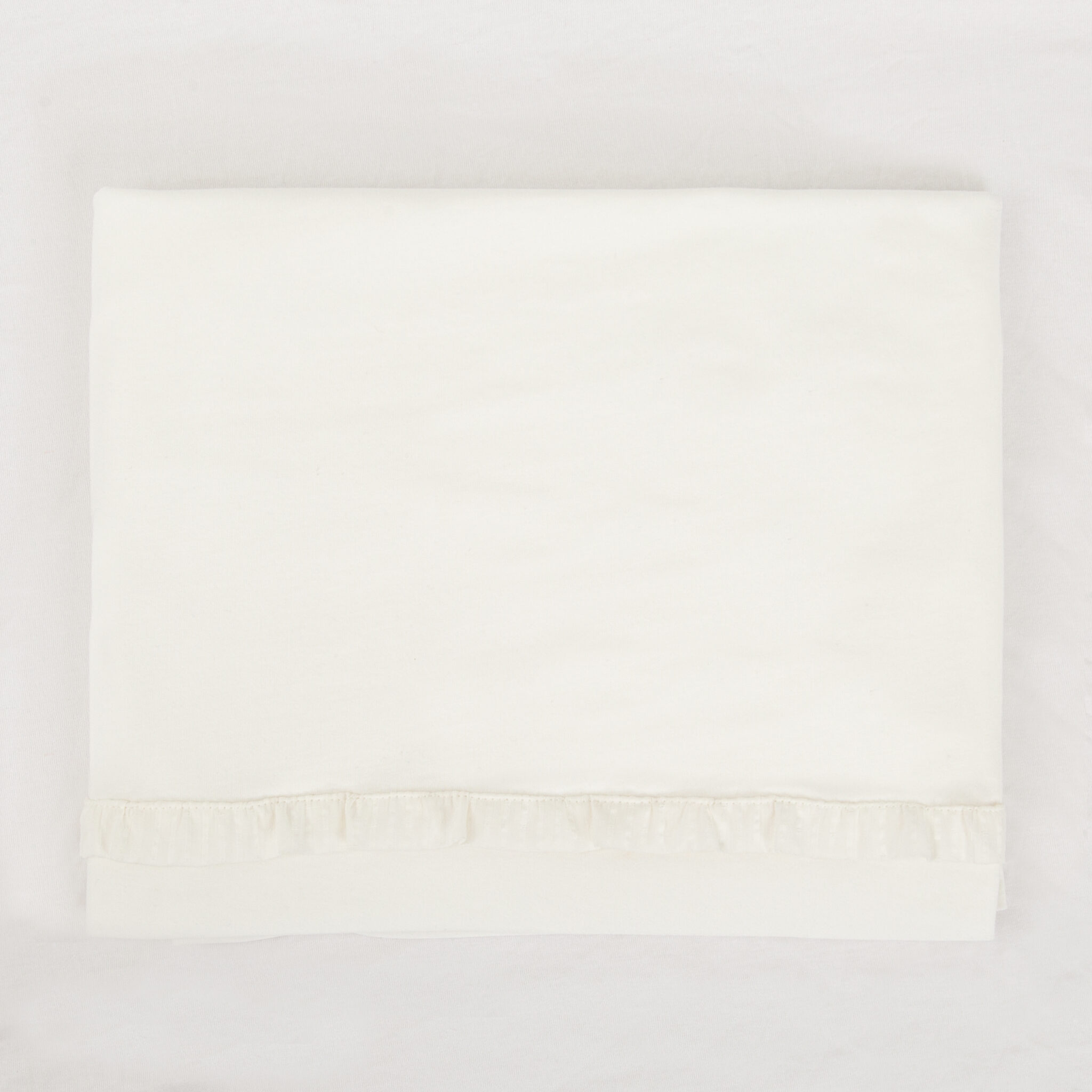 Juego sabanas punto jersey 3 piezas Cloud 01 Blanco Minicuna (50x80 - 90) - Bimbidreams