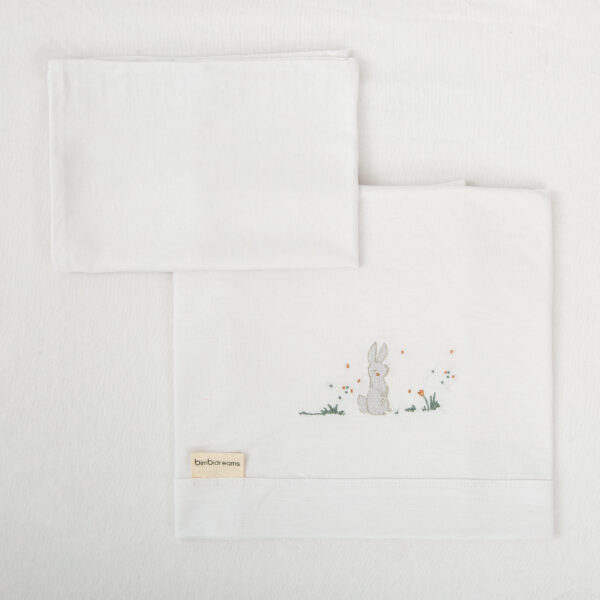 Juego sabanas punto jersey 3 piezas Campo 10 B|Lino Minicuna (50x80 - 90) - Bimbidreams