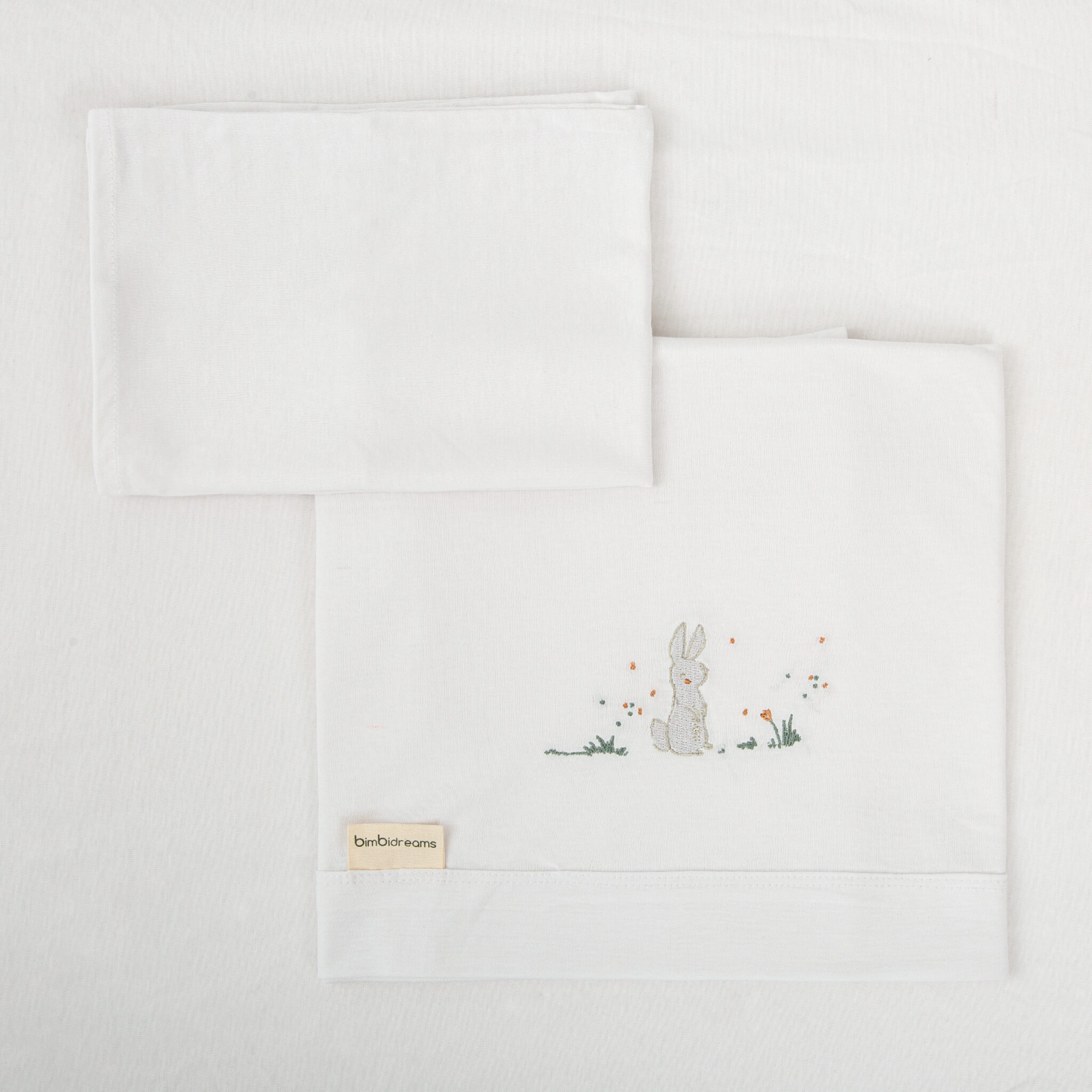 Juego sabanas punto jersey 3 piezas Campo 10 B|Lino Minicuna (50x80 - 90) - Bimbidreams