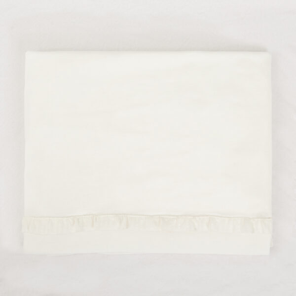 Juego sabanas punto jersey 3 piezas Cloud 01 Blanco Coche (40x80) - Bimbidreams