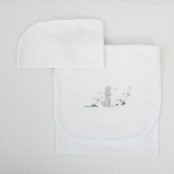 Juego sabanas punto jersey 3 piezas Campo 10 B|Lino Coche (40x80) - Bimbidreams