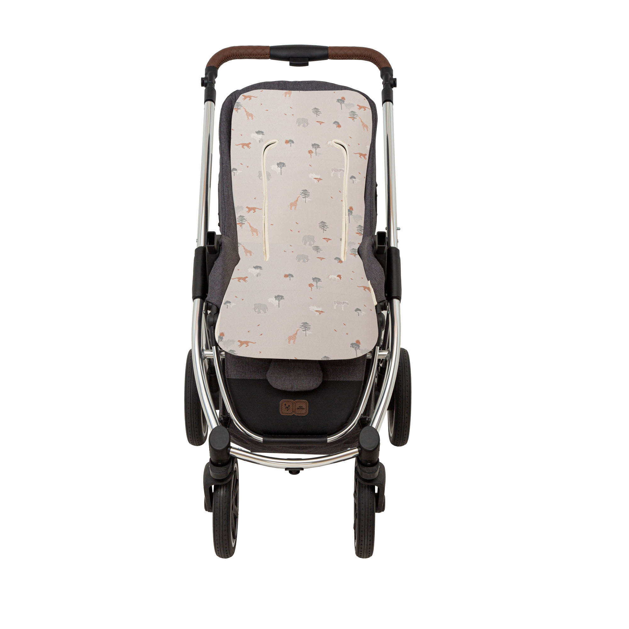Colchoneta silla paseo estampada Nairobi 00 Lino 35x83 - Bimbidreams