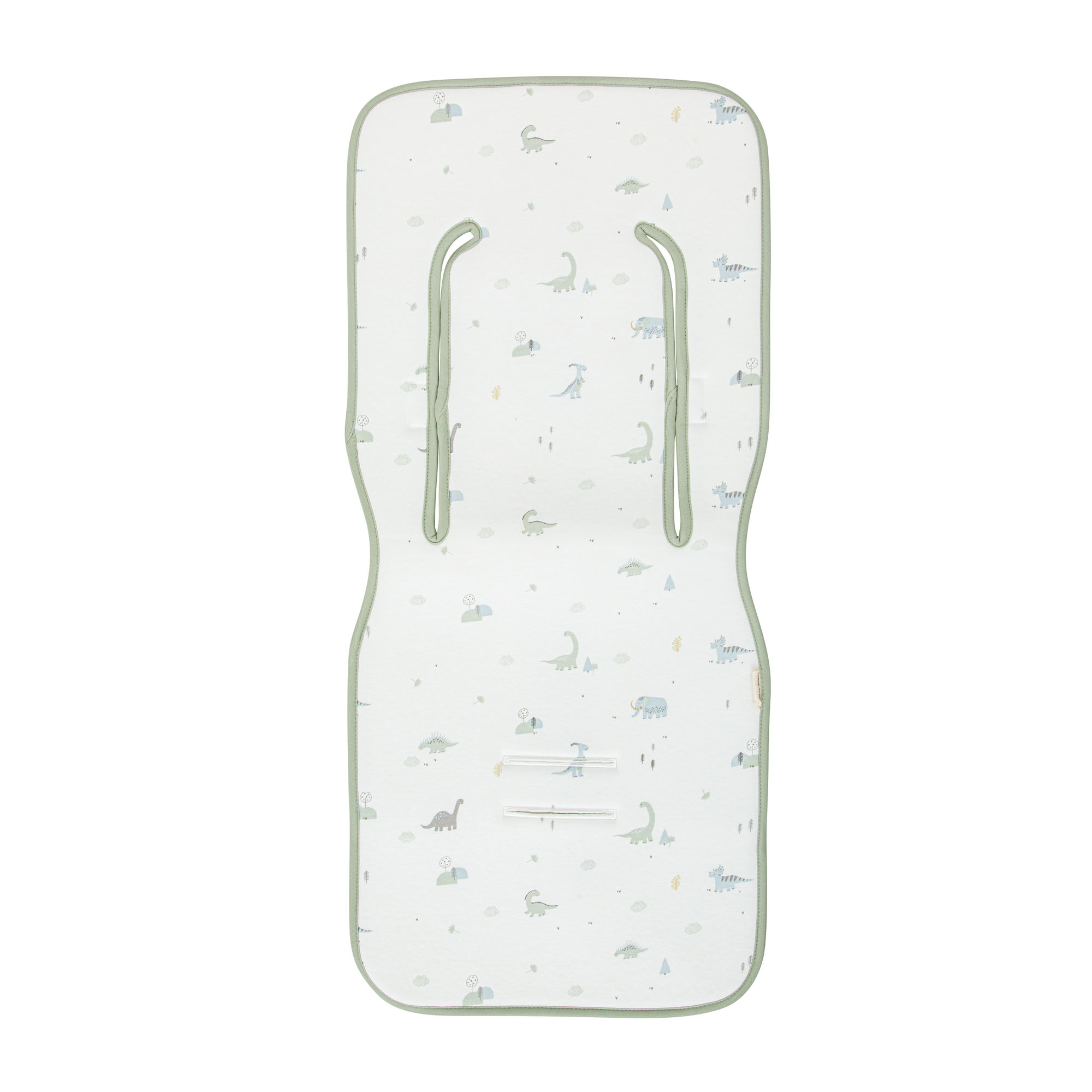 Colchoneta silla paseo estampada Trex 16 B|Verde 35x83 - Bimbidreams - Imagen 2