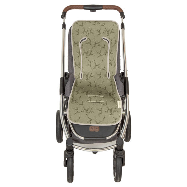 Colchoneta silla paseo estampada Isolda 16 B|Verde 35x83 - Bimbidreams