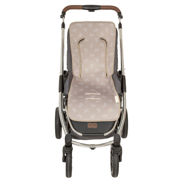Colchoneta silla paseo estampada Stars 00 Lino 35x83 - Bimbidreams