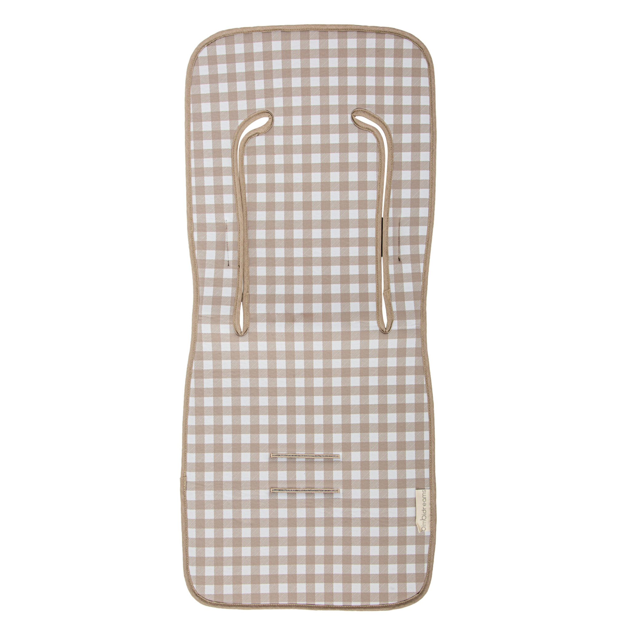 Colchoneta silla paseo estampada Vichi 00 Lino 35x83 - Bimbidreams - Imagen 2