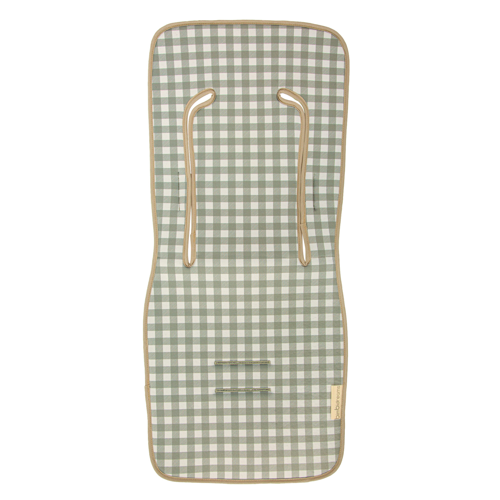 Colchoneta silla paseo estampada Vichi 06 Verde 35x83 - Bimbidreams - Imagen 2