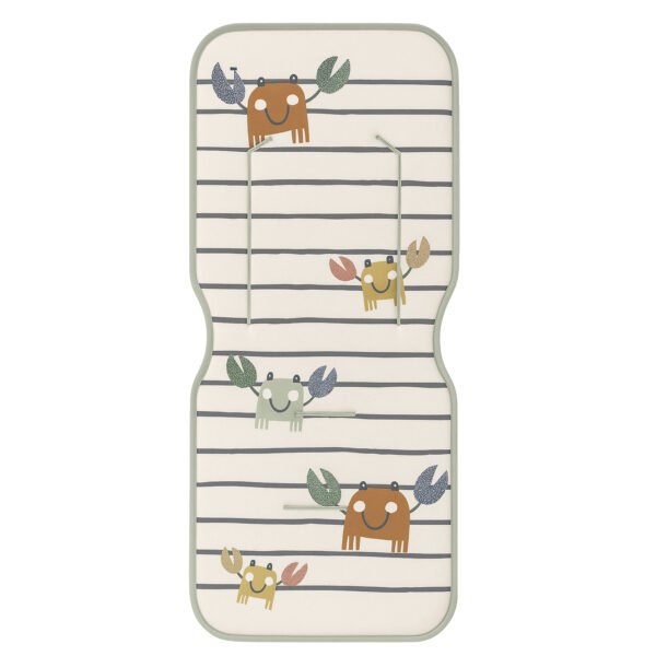 Colchoneta silla paseo estampada Cranchi 01 Blanco 35x83 - Bimbidreams