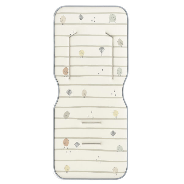 Colchoneta silla paseo estampada Chicks 97 Multic. 35x83 - Bimbidreams