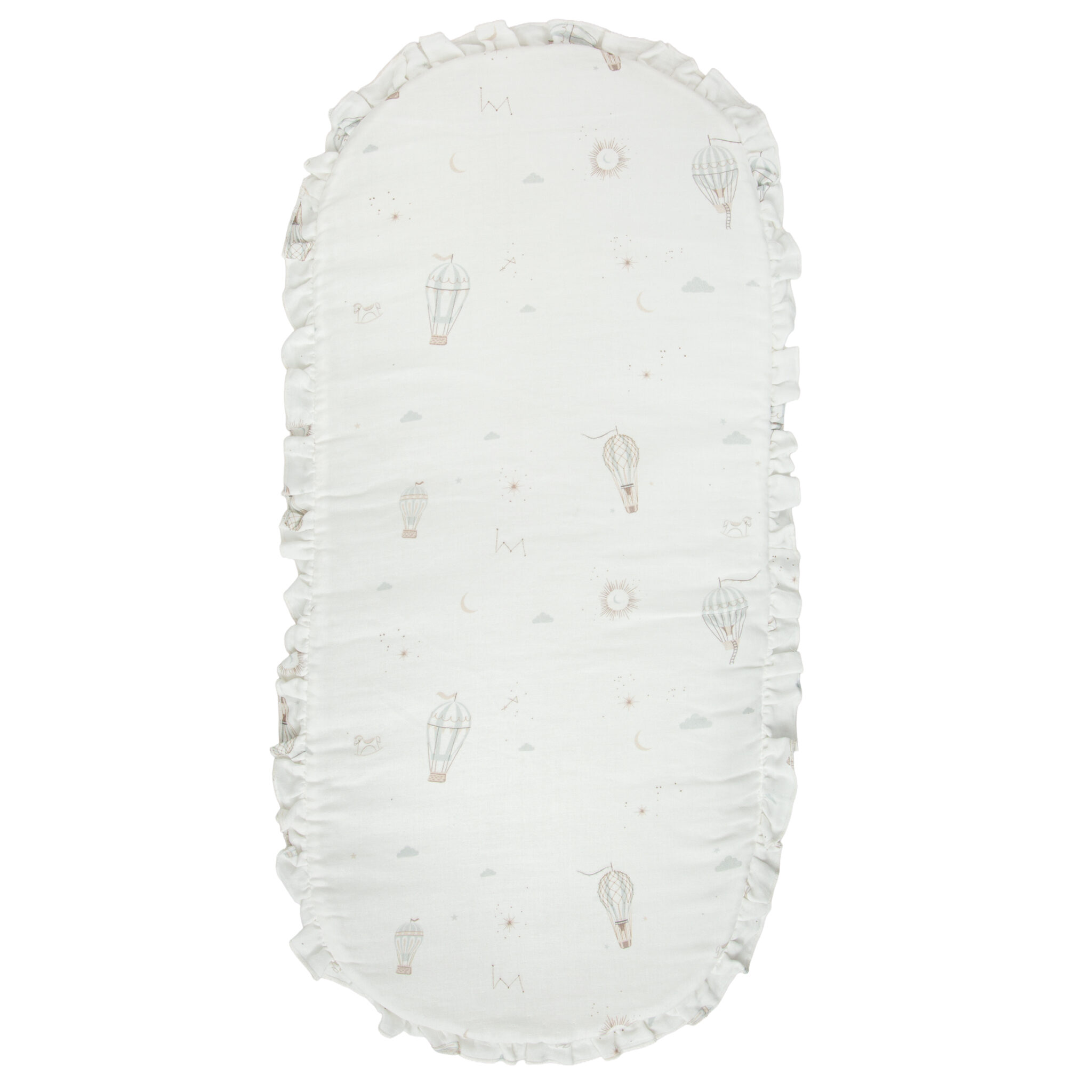 Colchoneta Blue Sky 16 B|Verde coche/capazo 40x80 - Bimbidreams