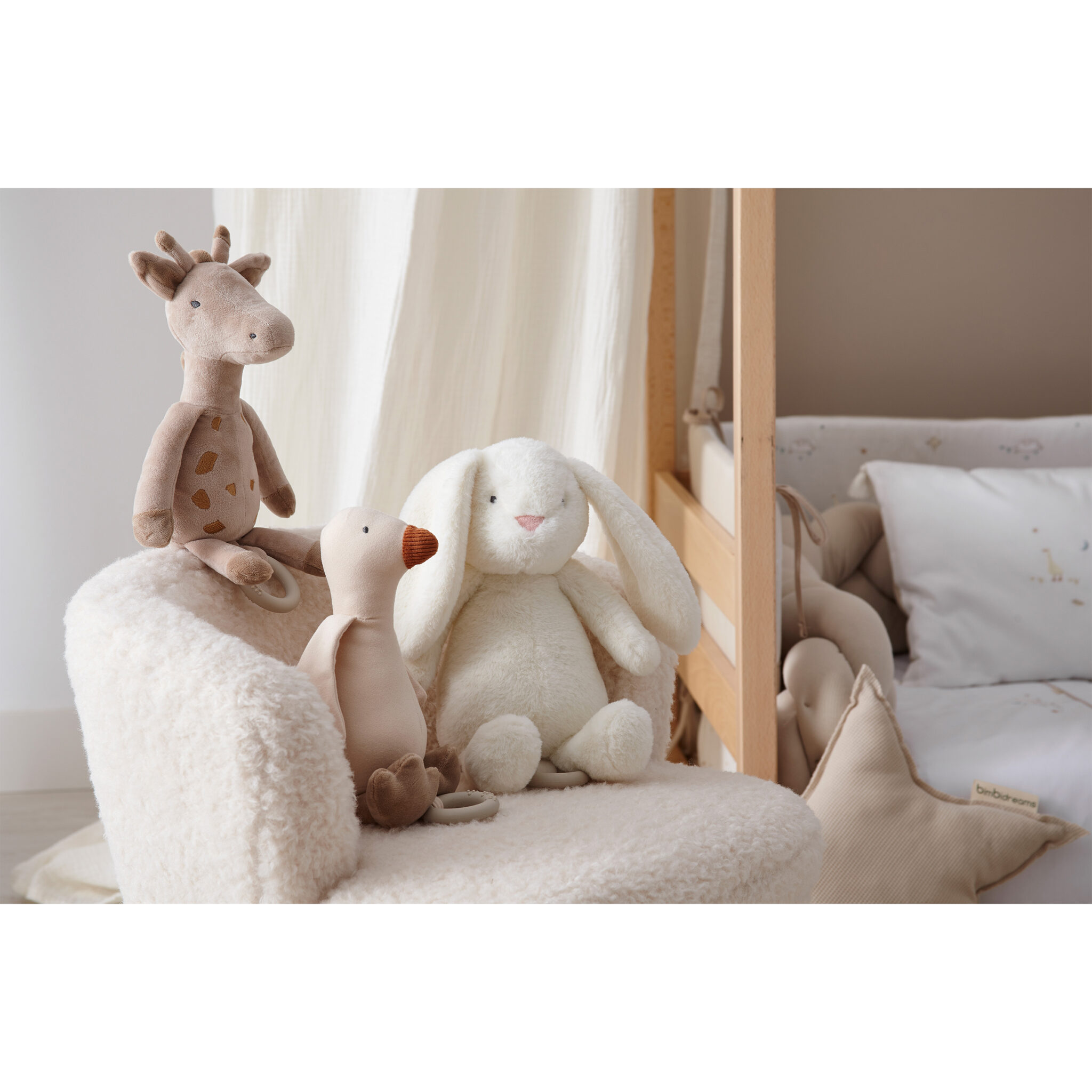 Peluche musical Happy Forest 10 B|Lino 30 cm - Bimbidreams - Imagen 3