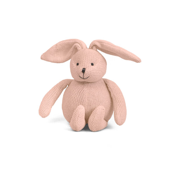 Peluche Conejo Tricot Basics RE Rosa Empolvado 25 cm - Bimbidreams