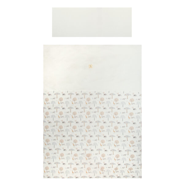 Funda nordica cuna + Funda almohada Tanzania 97 Multic. 110X155 - Bimbidreams