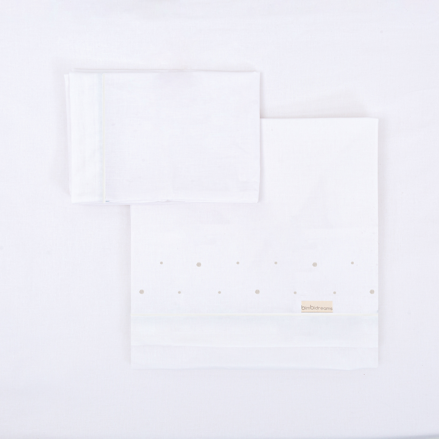 Juego sabanas microlina poliester 100% 3 piezas Punts 20 B|Gris Coche (40x80) - Bimbidreams