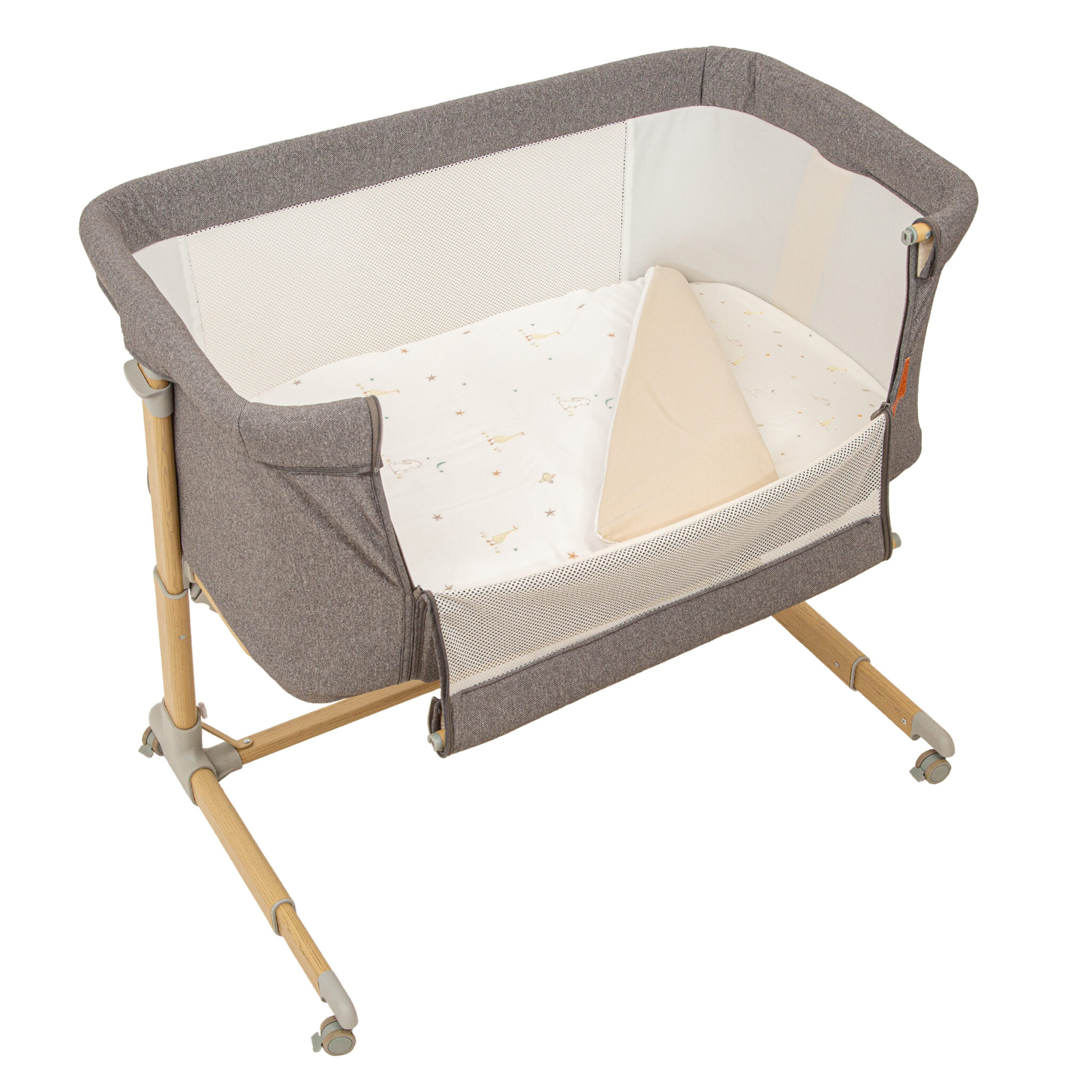 Funda nórdica Minicuna + relleno Happy Forest 10 B|Lino 80x100 - Bimbidreams