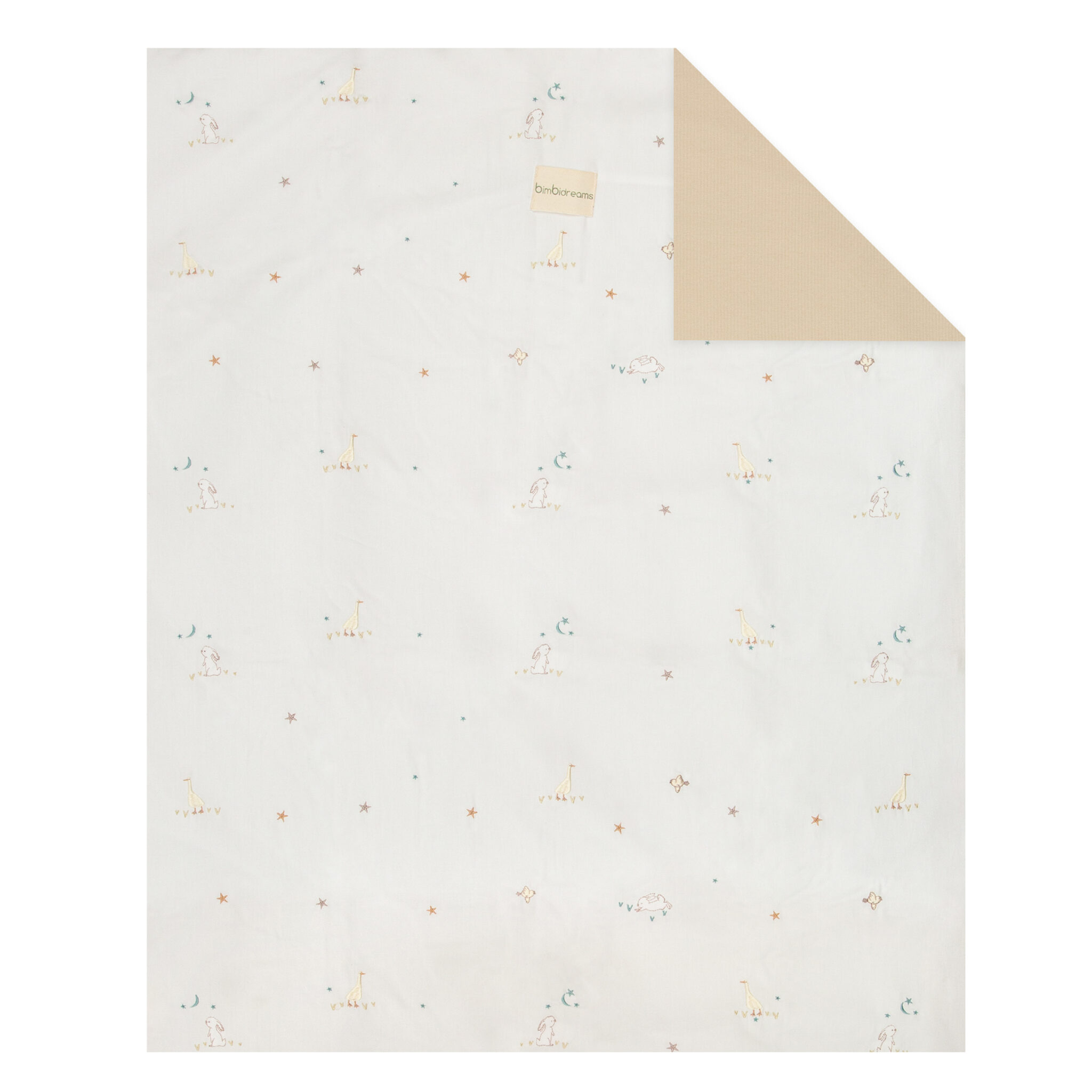 Funda nórdica Minicuna + relleno Happy Forest 10 B|Lino 80x100 - Bimbidreams - Imagen 2