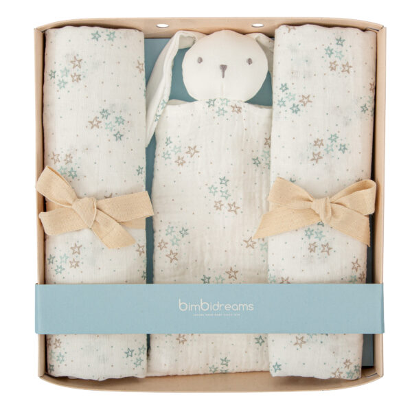 Gasas y dou dou - set regalo Stars 13 B|Azul - Bimbidreams