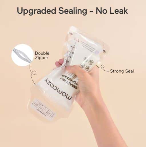 Bolsas almacenamiento leche (120 uds) - Momcozy - Imagen 3